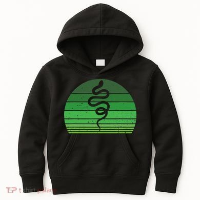 Snake Irish Lucky Green Shamrock Clover St Patricks Day Kids Hoodie