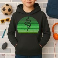 Snake Irish Lucky Green Shamrock Clover St Patricks Day Kids Hoodie thumb 2