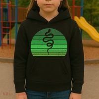 Snake Irish Lucky Green Shamrock Clover St Patricks Day Kids Hoodie thumb 3