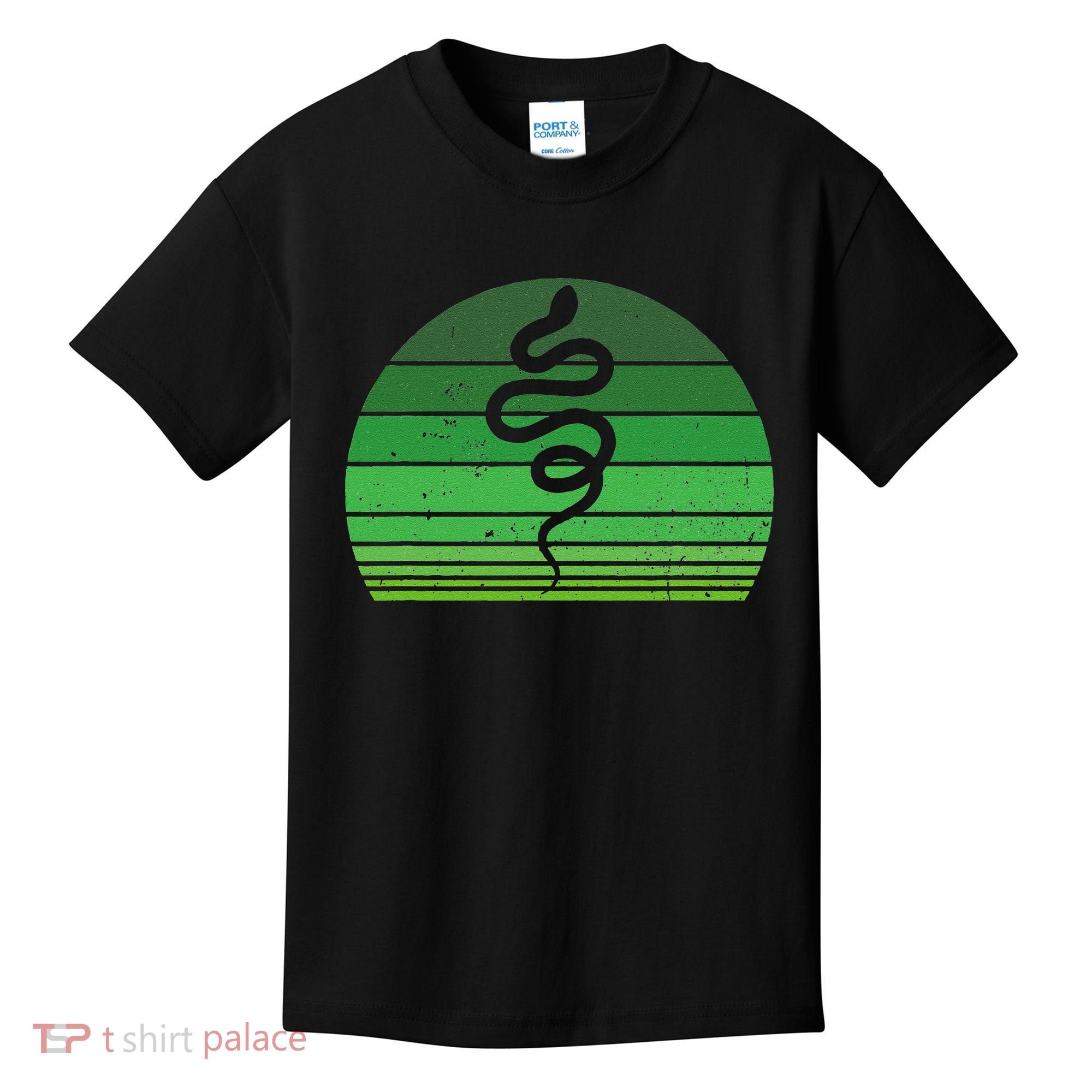 Snake Irish Lucky Green Shamrock Clover St Patricks Day Kids T-Shirt