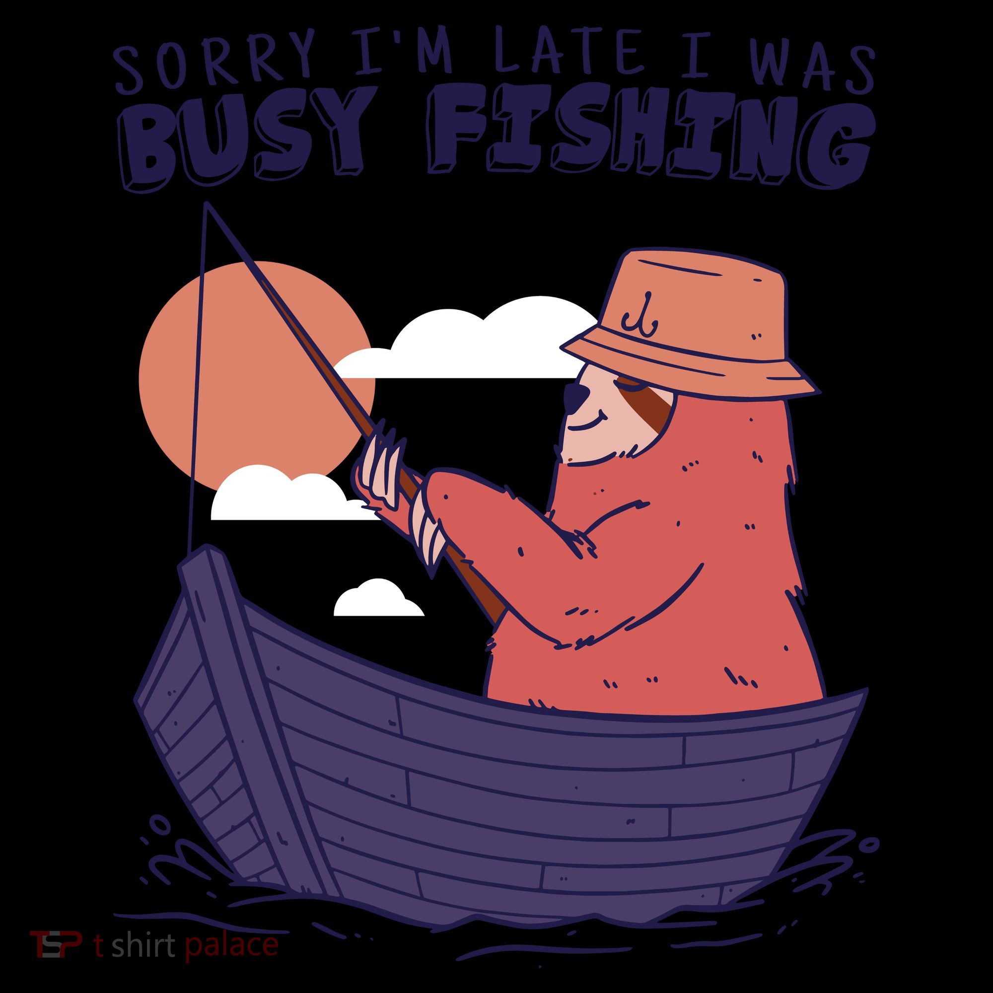 Sorry I'm Late Busy Fishing Coffee Mug