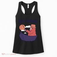 Sorry I'm Late Busy Fishing Women's Tank Top thumb 0