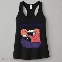 Sorry I'm Late Busy Fishing Women's Tank Top thumb 3