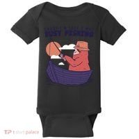 Sorry I'm Late Busy Fishing Baby Bodysuit thumb 0