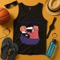 Sorry I'm Late Busy Fishing Tank Top thumb 4