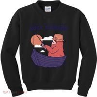 Sorry I'm Late Busy Fishing Kids Sweatshirt thumb 0