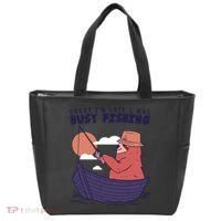 Sorry I'm Late Busy Fishing Tote Bag thumb 0