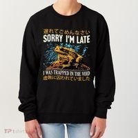 Sorry IM Late I Was Trapped In The Void Frog Japanese Women's Sweatshirt thumb 0
