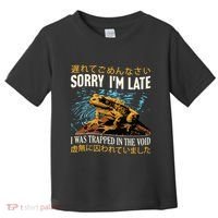 Sorry IM Late I Was Trapped In The Void Frog Japanese Toddler T-Shirt thumb 0