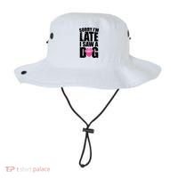 Sorry Im Late I Saw A Dog Gift Bucket Hat thumb 0