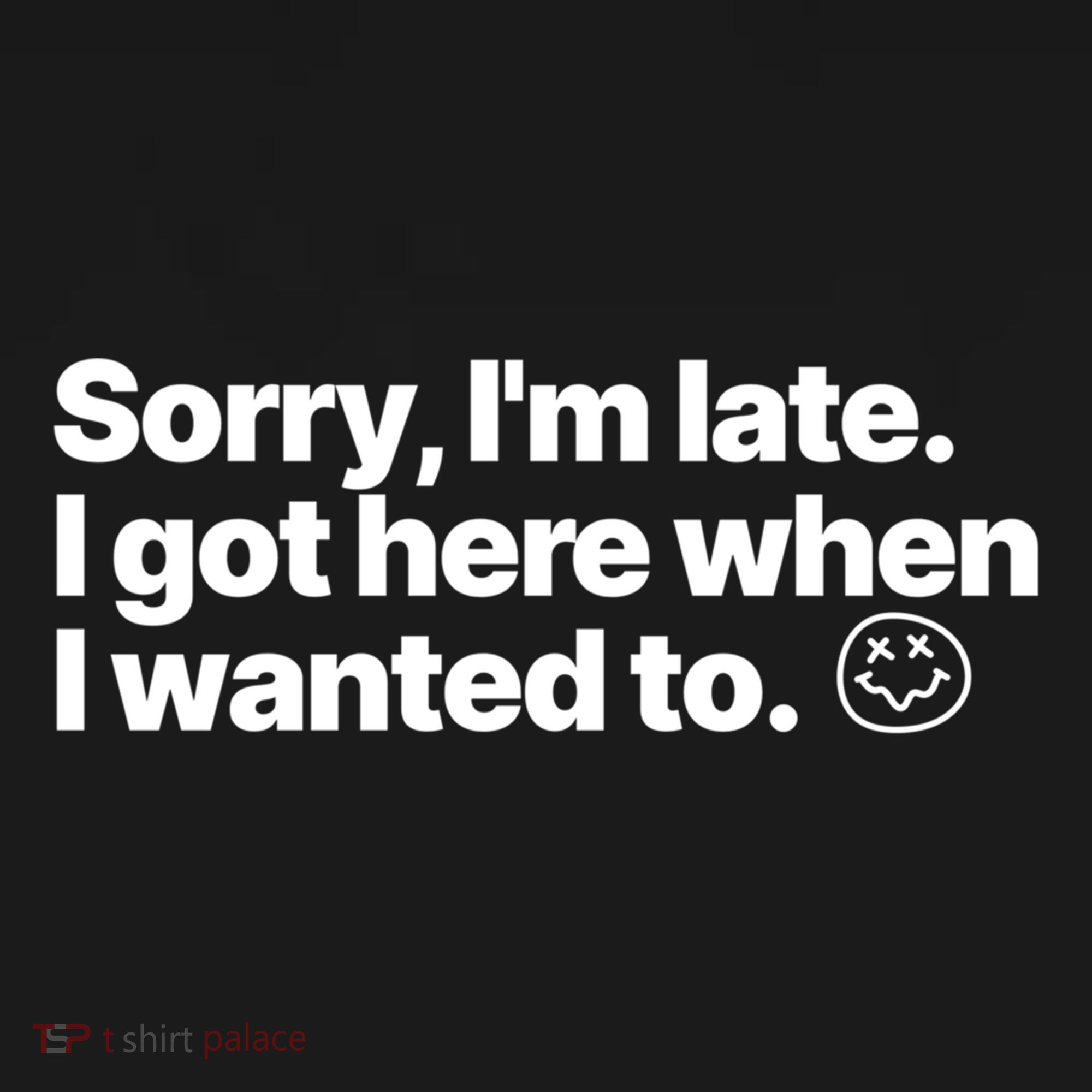 Sorry IM Late I Got Here When I Wanted To Funny Sarcastic Gift Women's Hoodie