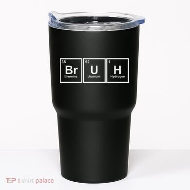 Science Is Lit Science Bruh Adult Black Short Sleeve Medium 6 Tumbler