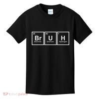Science Is Lit Science Bruh Adult Black Short Sleeve Medium 6 Kids T-Shirt thumb 0