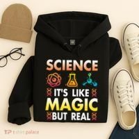 Science Is Like Magic But Real Positive Quote March For Science Hoodie thumb 4