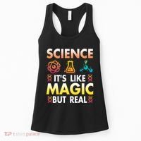 Science Is Like Magic But Real Positive Quote March For Science Women's Tank Top thumb 0