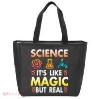 Science Is Like Magic But Real Positive Quote March For Science Tote Bag thumb 0
