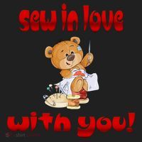 Sew In Love With You Teddy Bears Valentine's Day Gift Meaningful Gift Women's Sweatshirt thumb 2