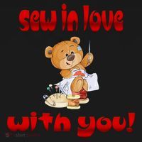 Sew In Love With You Teddy Bears Valentine's Day Gift Meaningful Gift Bucket Hat thumb 4