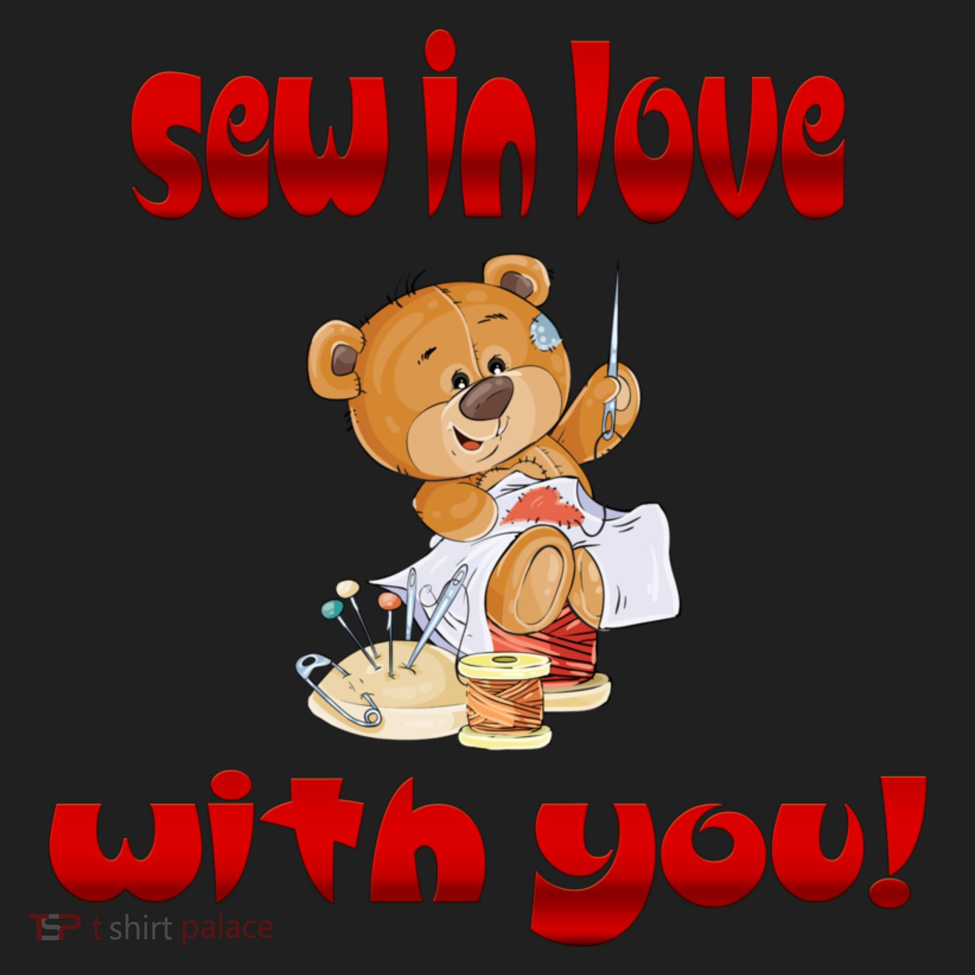 Sew In Love With You Teddy Bears Valentine's Day Gift Meaningful Gift Beanie