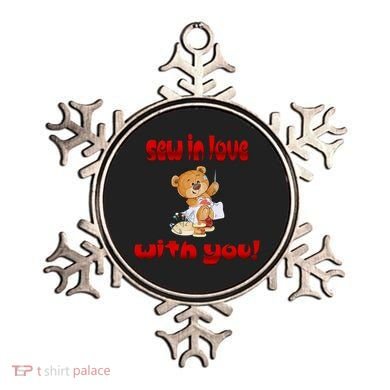 Sew In Love With You Teddy Bears Valentine's Day Gift Meaningful Gift Ornament