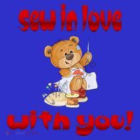 Sew In Love With You Teddy Bears Valentine's Day Gift Meaningful Gift Women's Tank Top thumb 5
