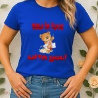 Sew In Love With You Teddy Bears Valentine's Day Gift Meaningful Gift Women's T-Shirt thumb 2