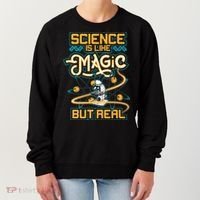 Science Is Like Magic But Real Funny Science Women's Sweatshirt thumb 0