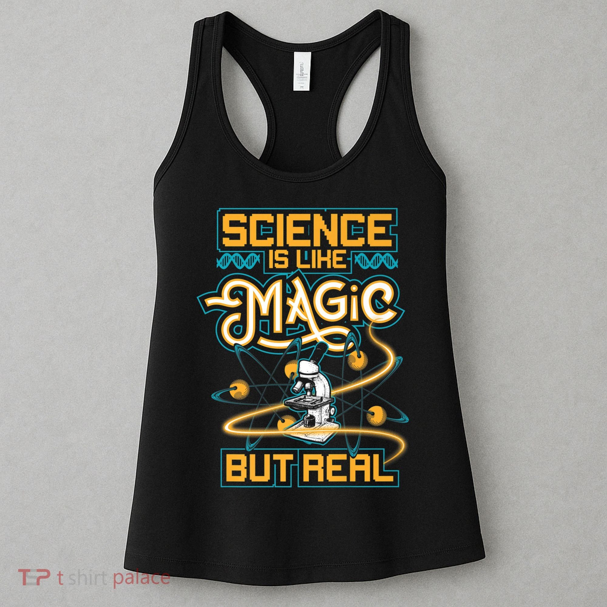 Science Is Like Magic But Real Funny Science Women's Tank Top