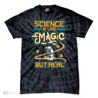 Science Is Like Magic But Real Funny Science Tie-Dye T-Shirt thumb 0