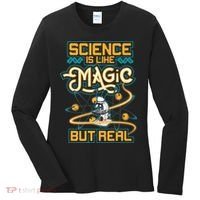 Science Is Like Magic But Real Funny Science Women's Long Sleeve Shirt thumb 0