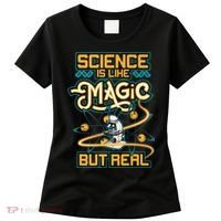 Science Is Like Magic But Real Funny Science Women's T-Shirt thumb 0