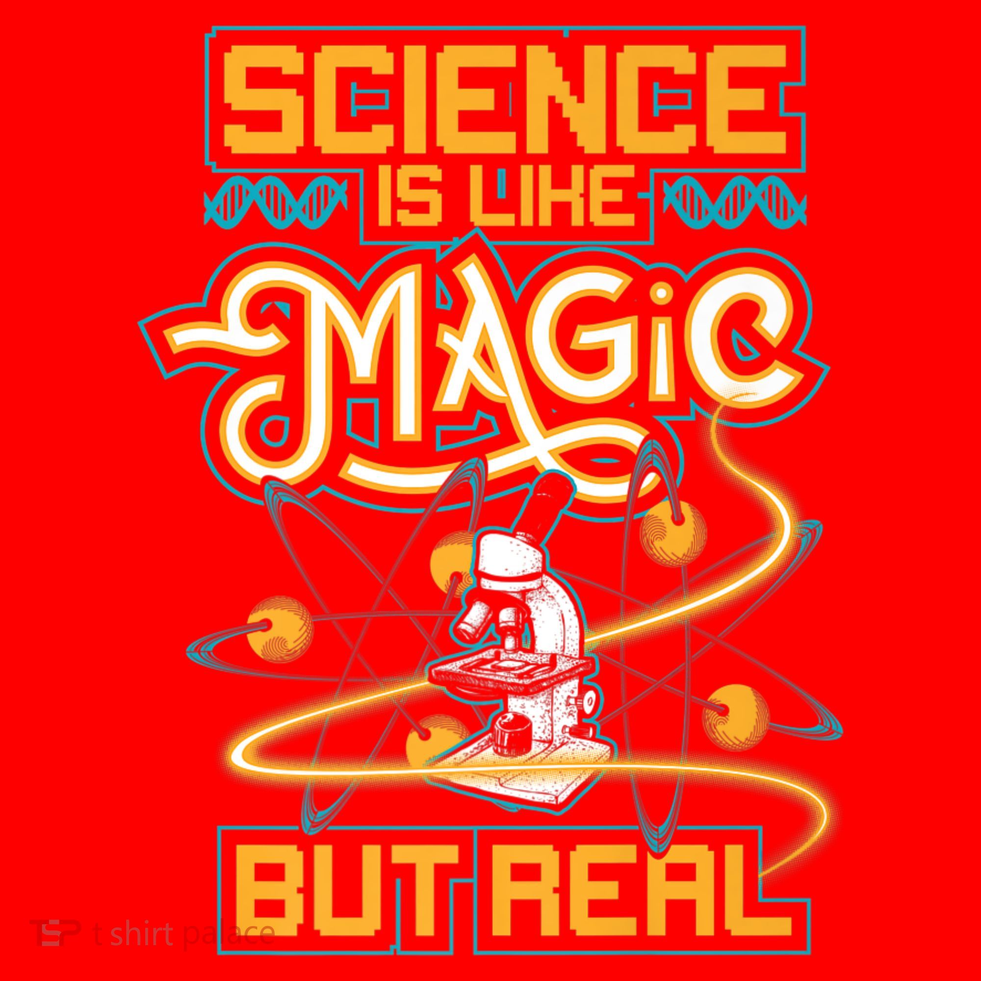 Science Is Like Magic But Real Funny Science Santa Hat
