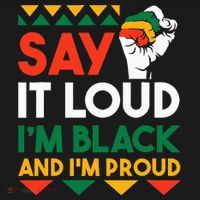 S.ay It L.oud I'm Black & I'm Proud Black History Month Women's Hoodie thumb 2