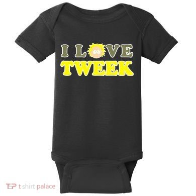 S.O.U..T.H.P.A.R.K. I Love Tweek Baby Bodysuit