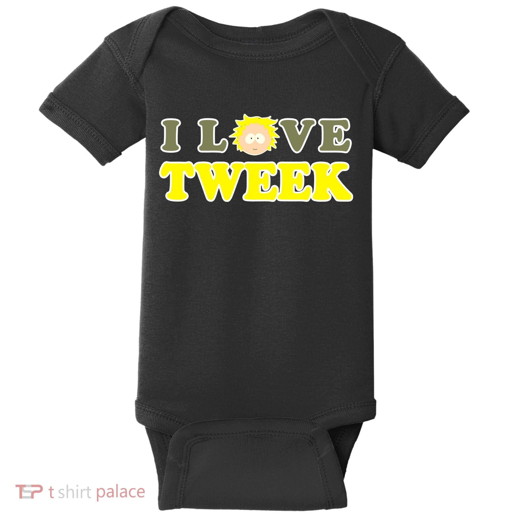 S.O.U..T.H.P.A.R.K. I Love Tweek Baby Bodysuit
