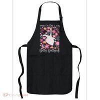 Sorry I'm Late I Was Dilly Dallying Boho Floral Goose  Apron thumb 0