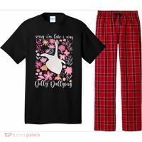 Sorry I'm Late I Was Dilly Dallying Boho Floral Goose  Pajama Set thumb 0