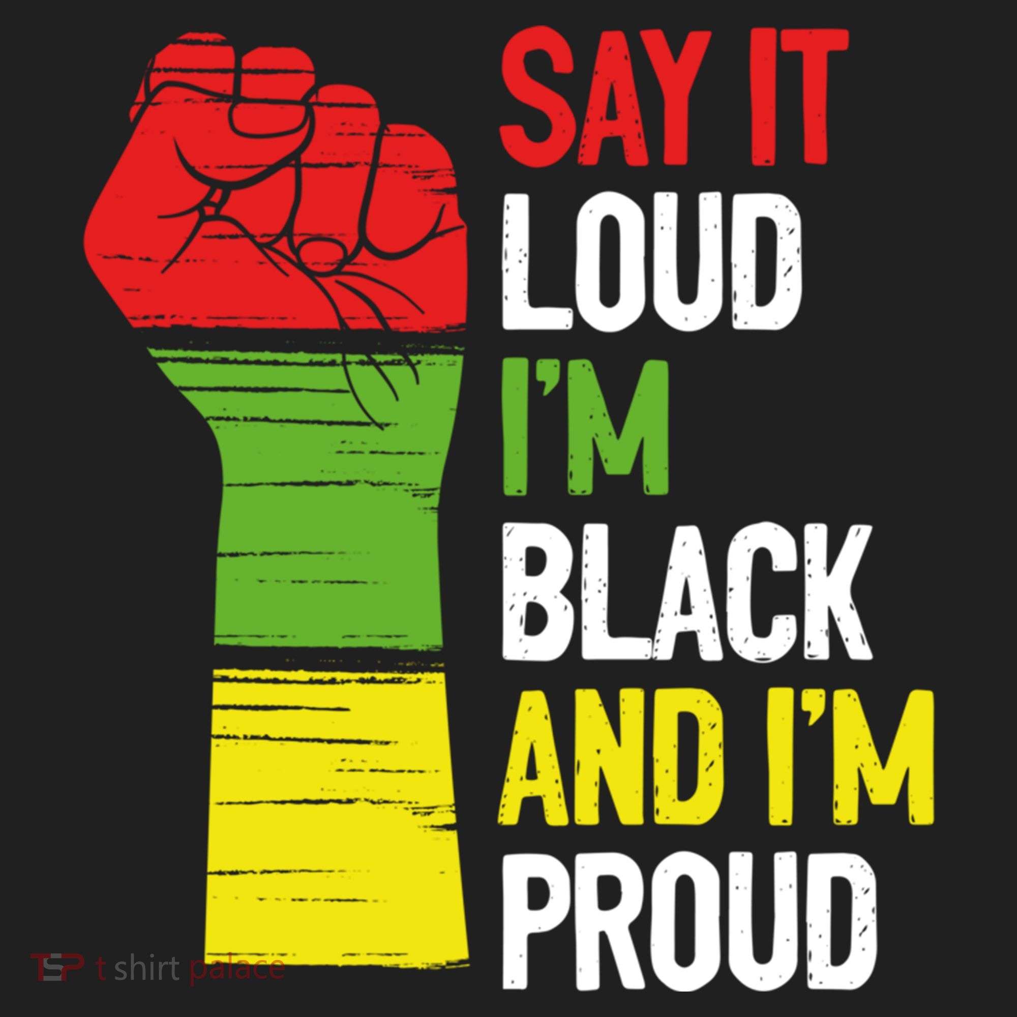 Say It Loud Im Black And Im Proud African American Pride Gift Women's Sweatshirt