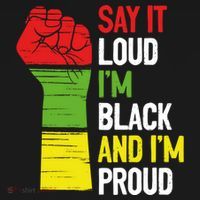Say It Loud Im Black And Im Proud African American Pride Gift Ornament thumb 1