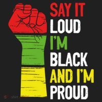 Say It Loud Im Black And Im Proud African American Pride Gift Hat thumb 2