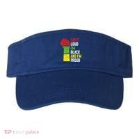 Say It Loud Im Black And Im Proud African American Pride Gift Visor thumb 0