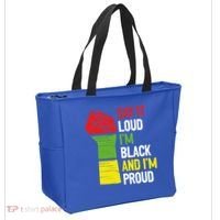 Say It Loud Im Black And Im Proud African American Pride Gift Tote Bag thumb 2