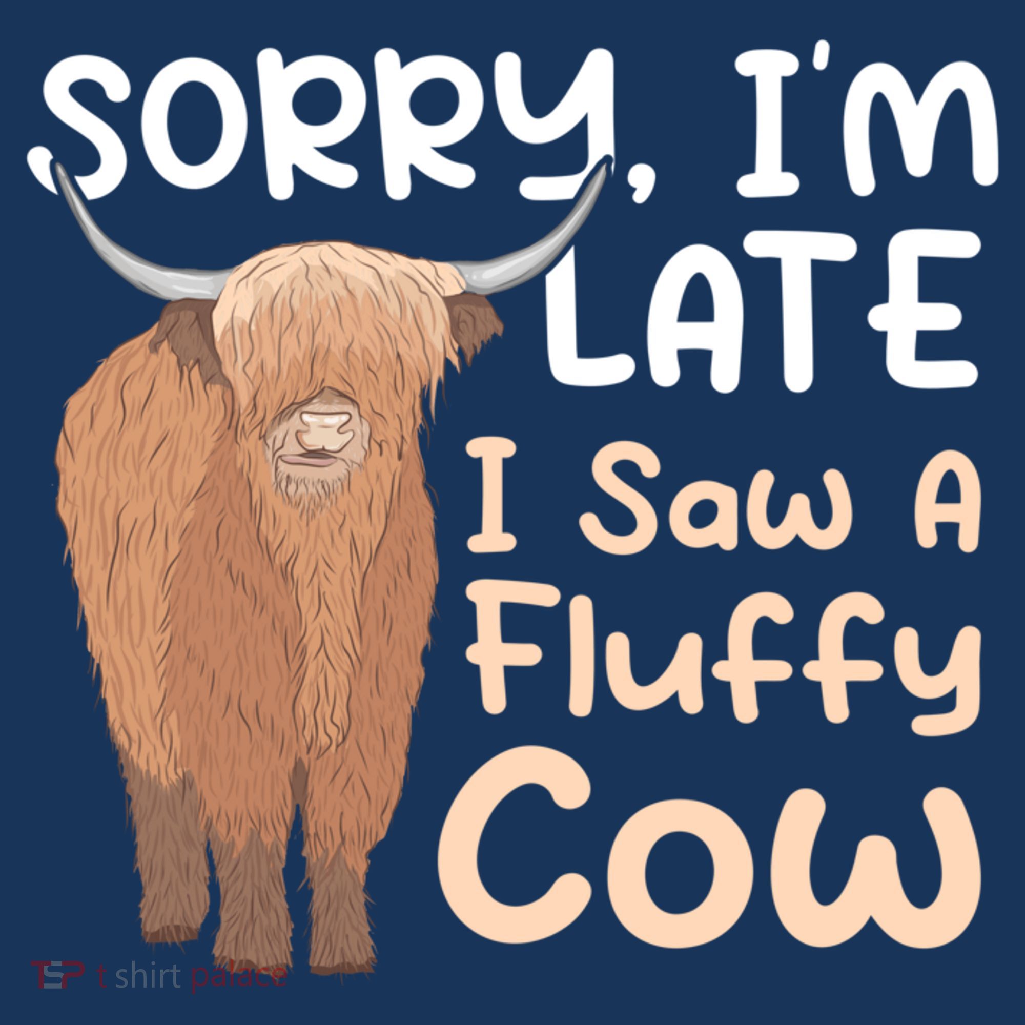 Sorry I'm Late I Saw A Fluffy Cow Highland Cow Breeder Women's Tank Top