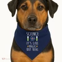 Science It's Like Magic But Real USA-Made Doggie Bandana thumb 1