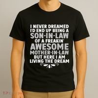 Son In Law Art From Mother In Law For Son In Law T-Shirt thumb 3