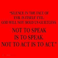Silence In The Face Of Evil Quote Santa Hat thumb 1