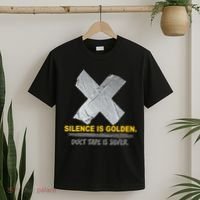 Silence Is Golden Duct Tape Is Silver T-Shirt thumb 2