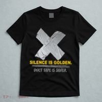 Silence Is Golden Duct Tape Is Silver T-Shirt thumb 5