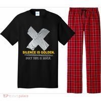 Silence Is Golden Duct Tape Is Silver Pajama Set thumb 0