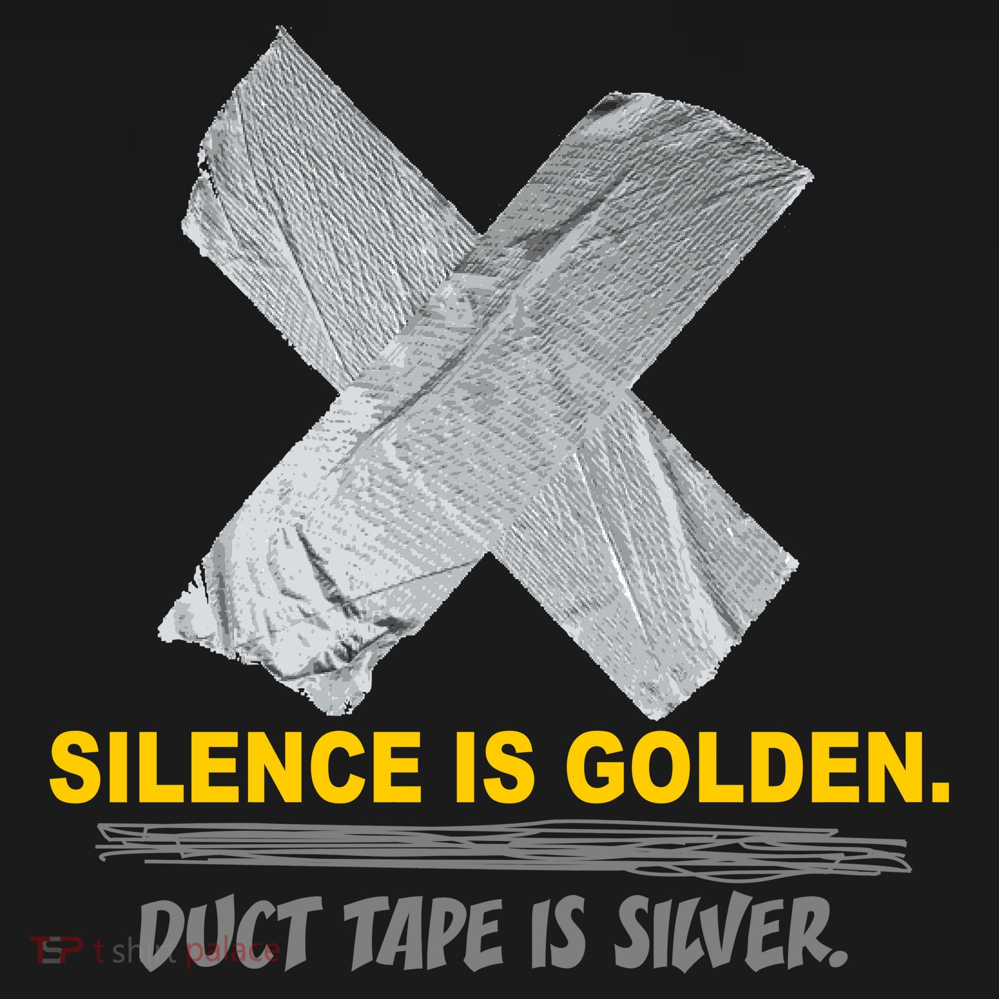 Silence Is Golden Duct Tape Is Silver Mousepad